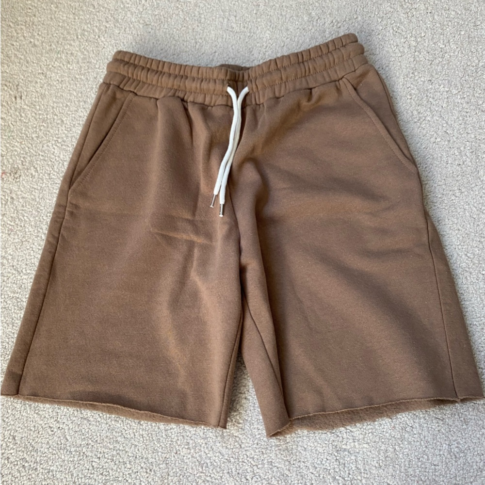 Brown Casual Shorts